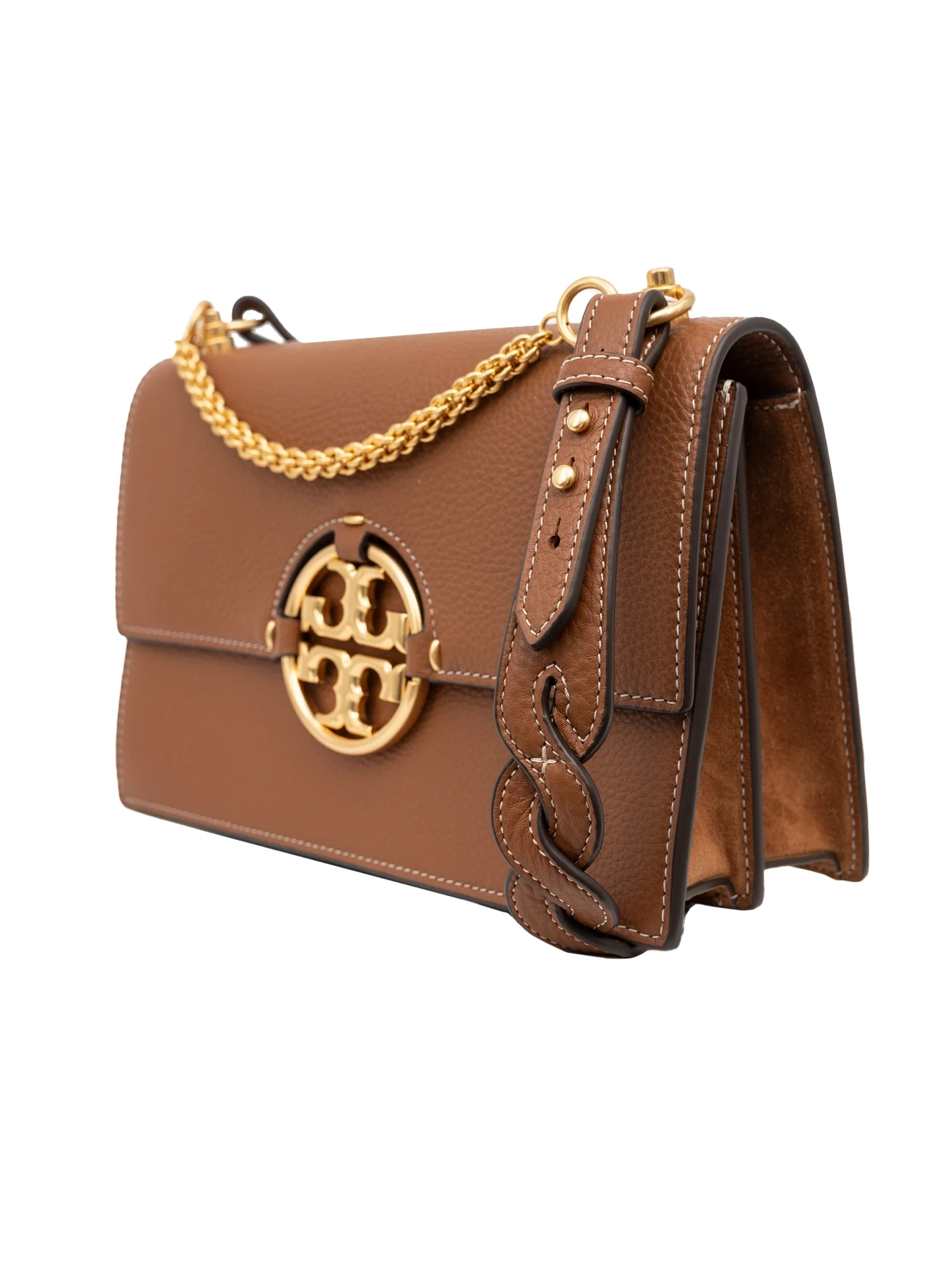 Tory Burch Womens Miller Flap Shoulder Handbag